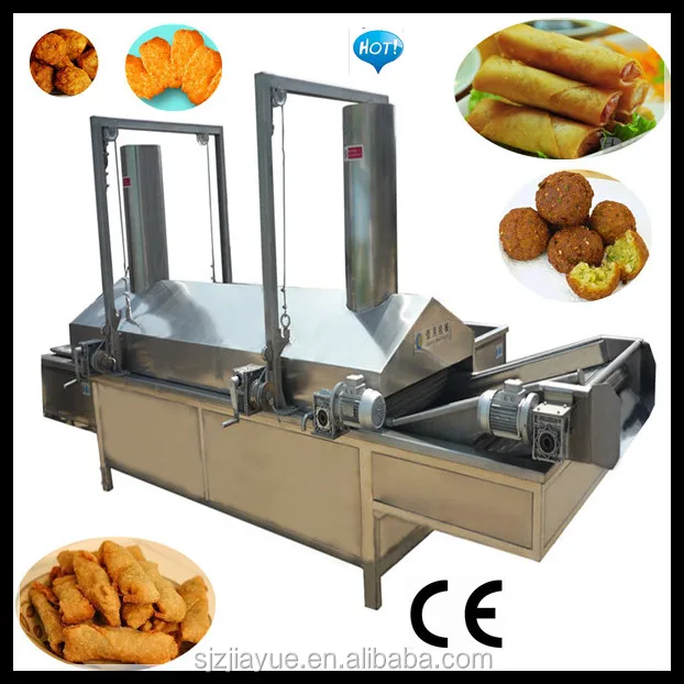 
Continuous Balls Egg Roll Frying Machine 
