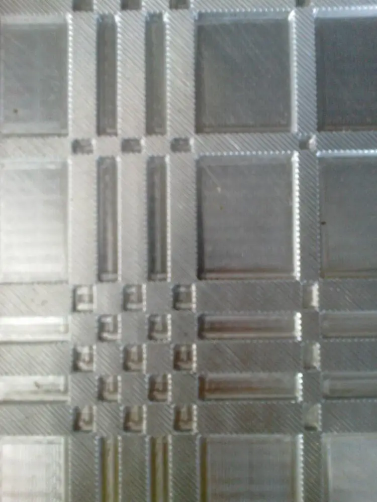hot printing plate for leather