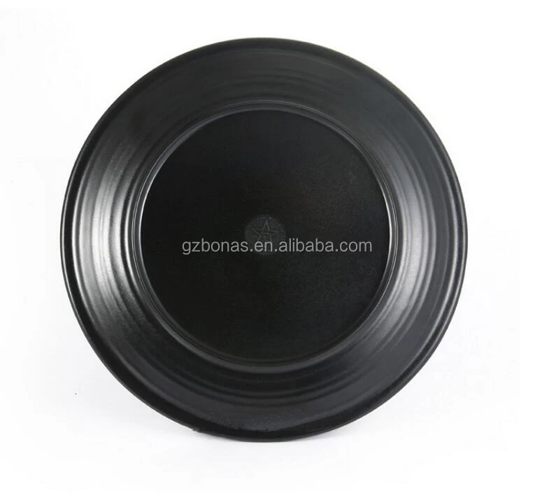 Pottery Ceramic color Japan sushi dinner plate square black plastic plate 100% melamine tableware dinnerware sets