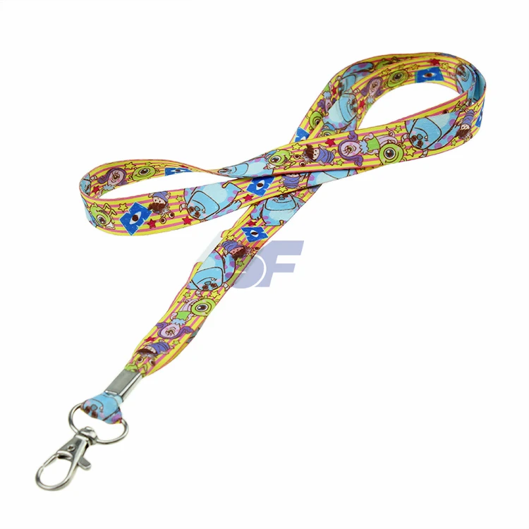 Customized Heat Transfer Printing Lanyard Dye Sublimation card holder sublimation blank lanyards