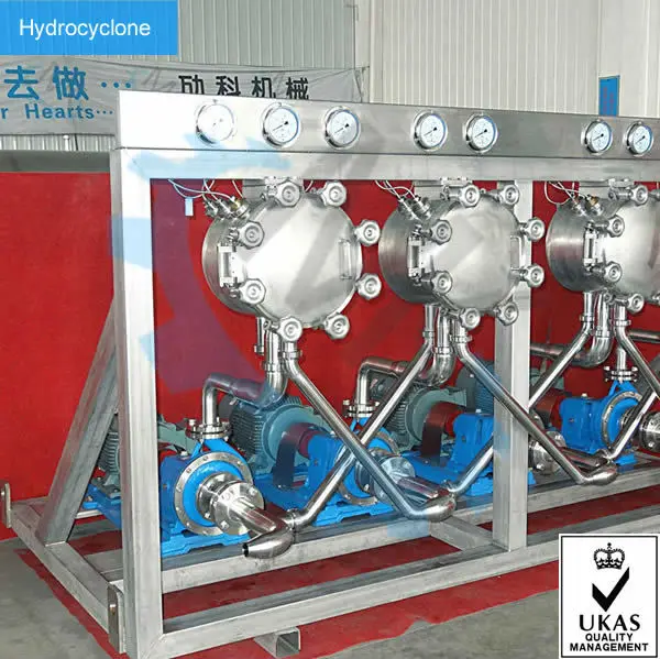 Customized 7 to 250 stages Hydro cyclone separator
