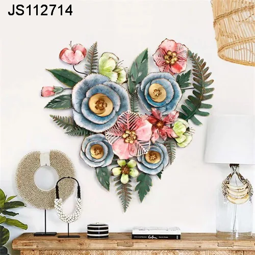 2022 islamic wall art metal decoration home flower decor wall heart art metal wall art home decor