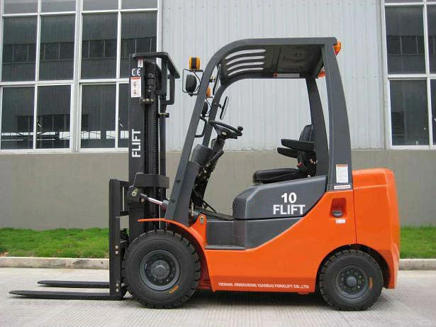 1Т дизельный погрузчик с вилочным захватом