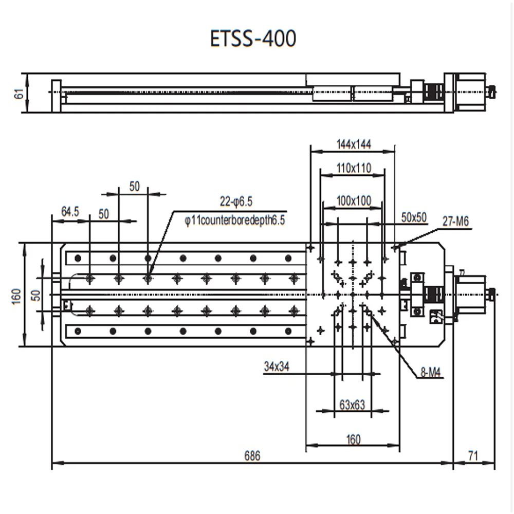 Piezo multi-axis motorized moving stage linear micrometer positioner xy slide table linear stages xy precision motorized stage
