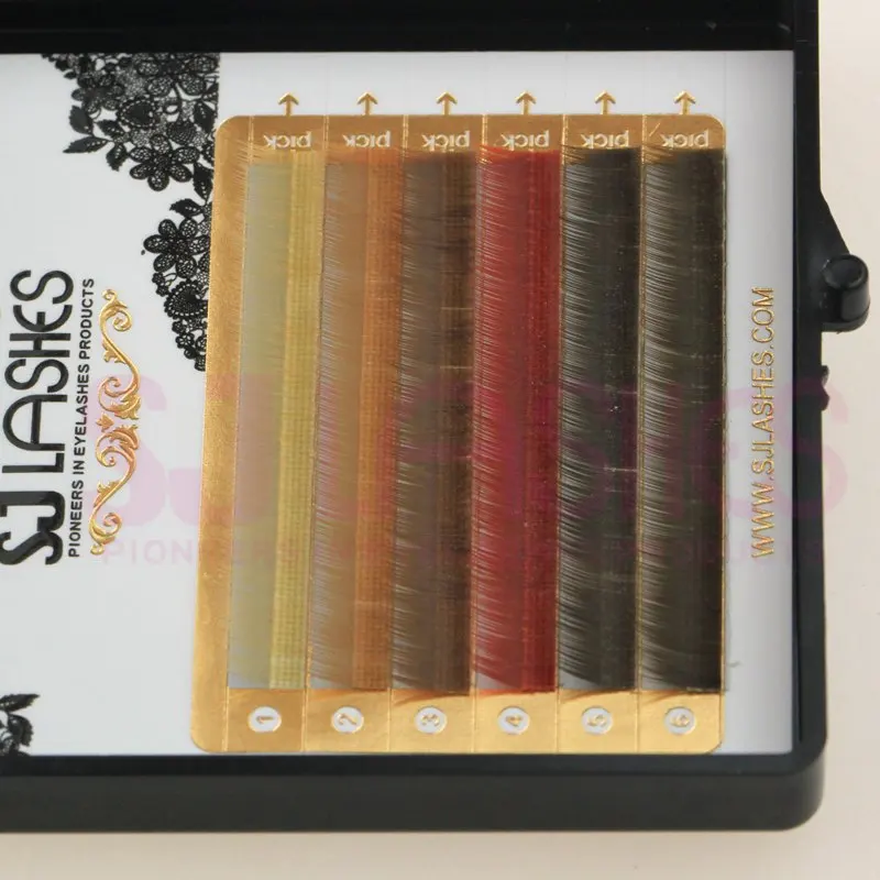 Wholesale  Eyebrow Extensions Private Label Colorful Eyebrow