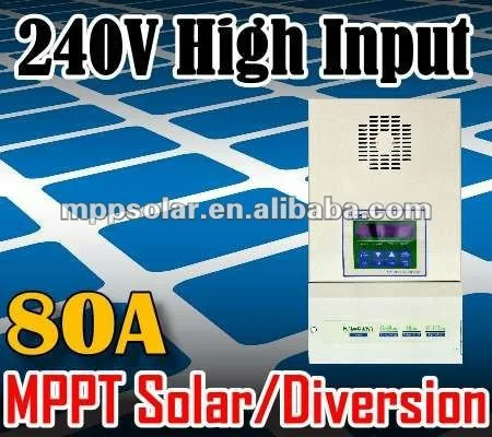 80A 12v 24v 48v Max PV input 240v MPPT solar charge controller