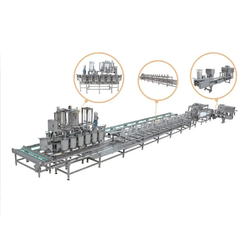 Fully automatic tofu production line