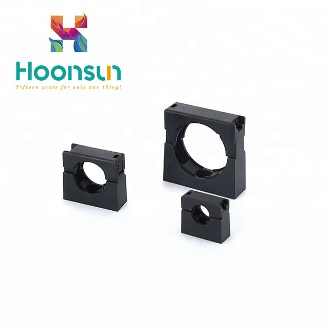 top quality cable accessories  nylon PA plastic flexible corrugated pipe bracket sizes