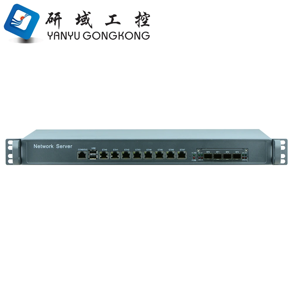 Intel H87 8 LAN 1U Rackmount Linux UTM Firewall Hardware Appliance Network Security Router Appliance