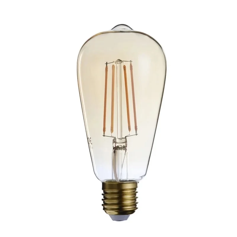 ST64 filament led light bulb 110-240V vintage led bulb E27/E26