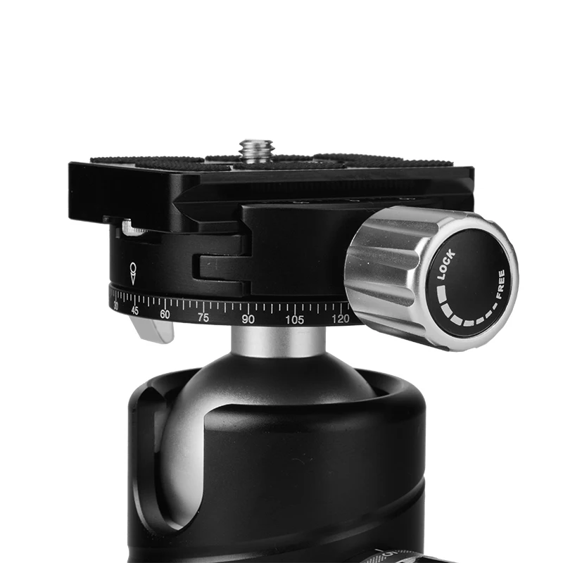 360 degree ball head Cayer X3  camera ball head 1/4 for Tripod or Monopod