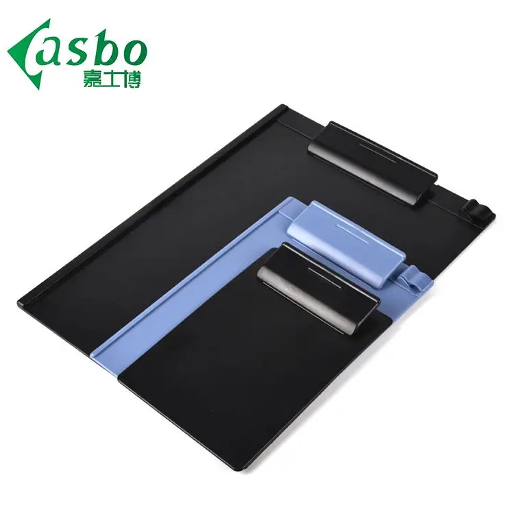 Clips A3 A4 A5 standard size stationery clipboard cheap colored boards plastic black clip board