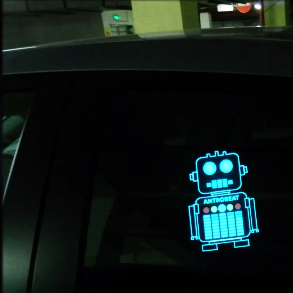El Wireless Inverter car stickers