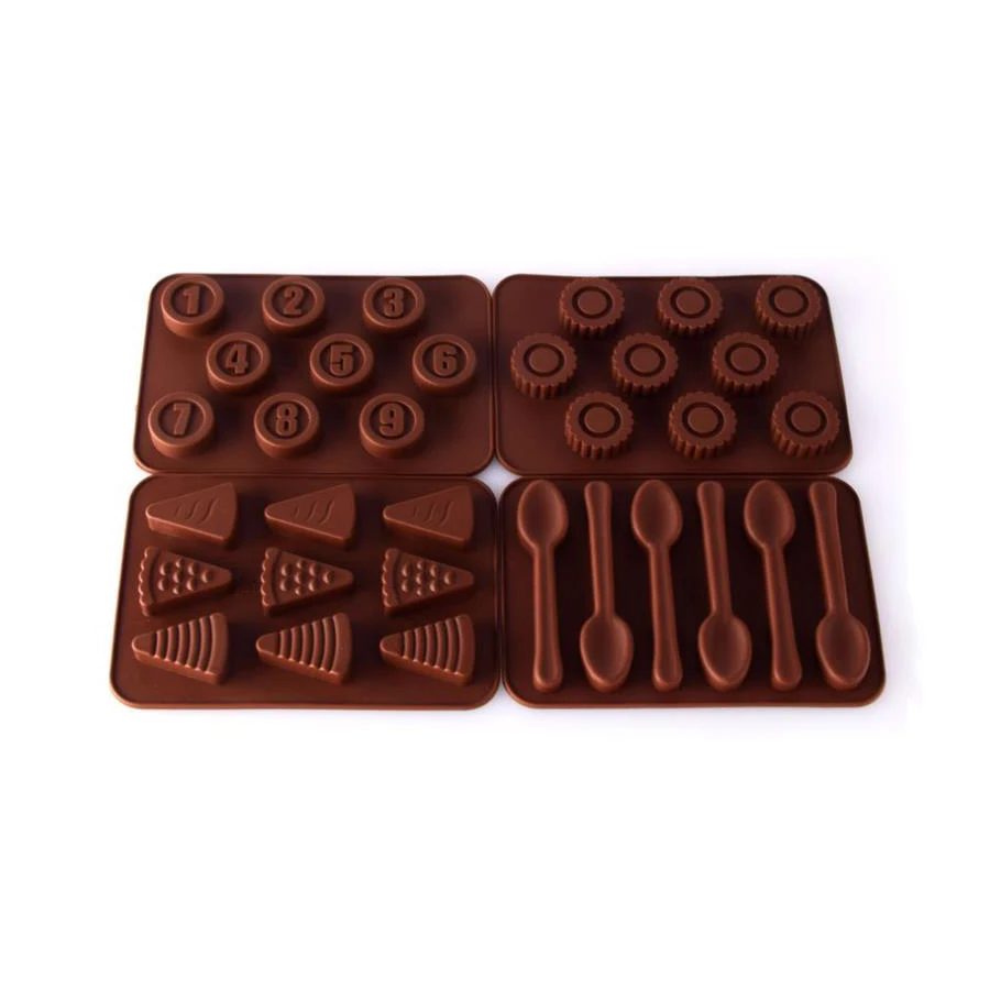 Eco-friendly BPA free Custom Chocolate Silicone Mold for Hot for Chocolate