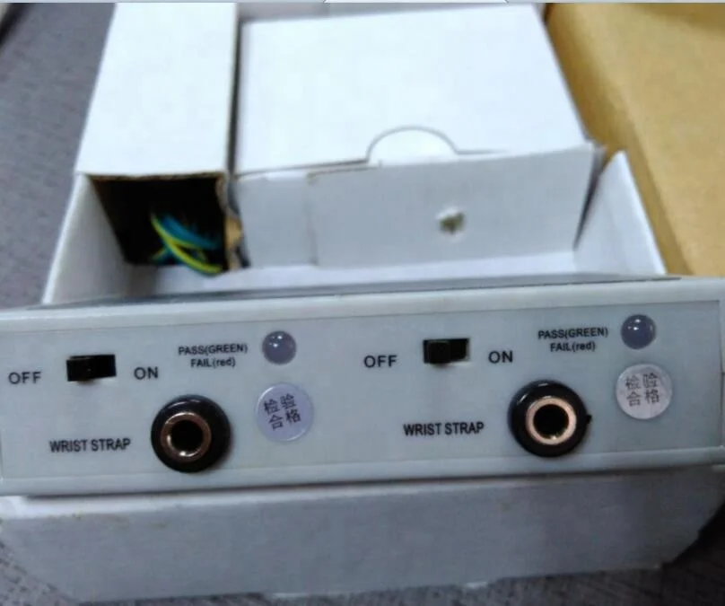 518-2 Auto-alarm Wrist Online Monitors, Anti Static esd WristStrap Tester, ESD Wrist Band Anti-static Detector