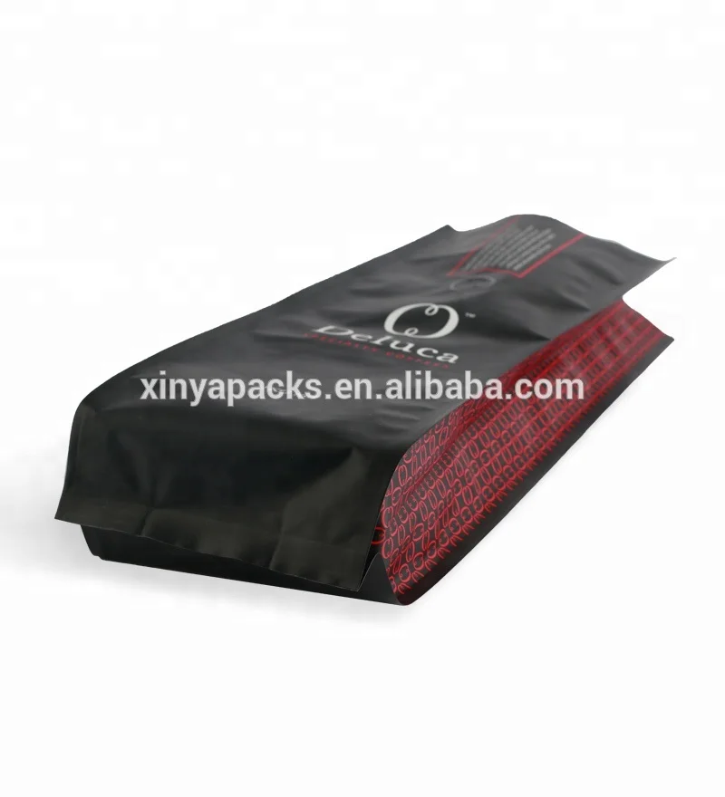 
Custom Printing Side Gusset 1kg/500g/250g/200g/100g Coffee Packaging Bags For Ground Coffee beans With Valve 