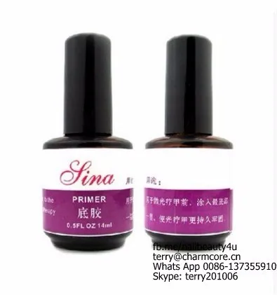 14ML Natural Clear Nails Primer Nail Art Tool Products Acrylic Base Coat Polish For UV GEL & Acrylic Tips