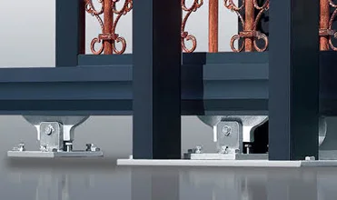 Modern sliding walk through gate motor italy automatic galvanized iron sheet channel gate model design