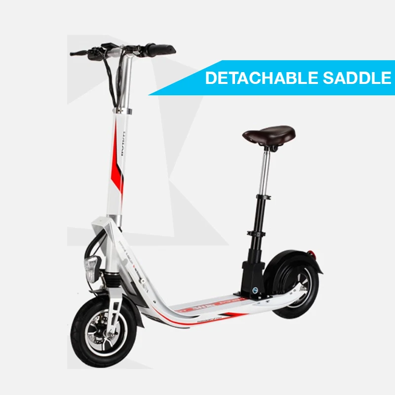 2 Wheel Lithium Battery Folding Electric Scooter With Seat