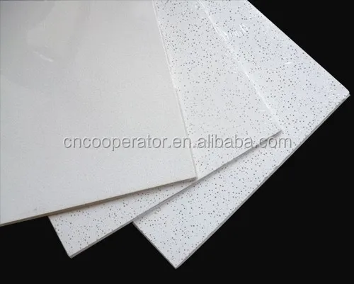 sandy texture acoustic suspended mineral fiber ceiling tile