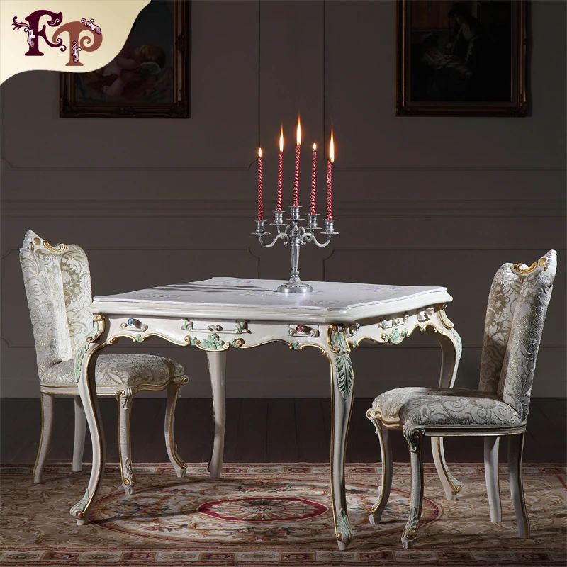 French furniture dining room set luxury furniture italy design dining room table