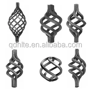 Декоративные 4 стержень корзины из кованого железа 8 стержень корзины оптовая