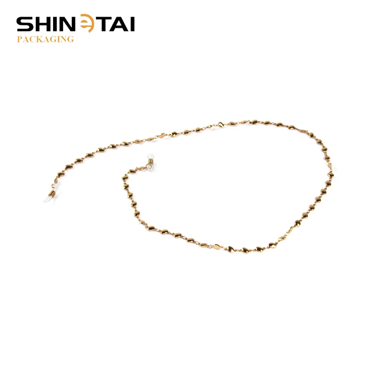 Модная прочная Серебристая цепочка для очков для чтения Shinetai