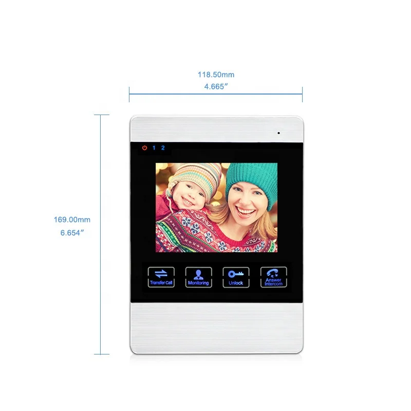 Bcomtech Most popular Video Door Phone works with Commax Intercom Door phone
