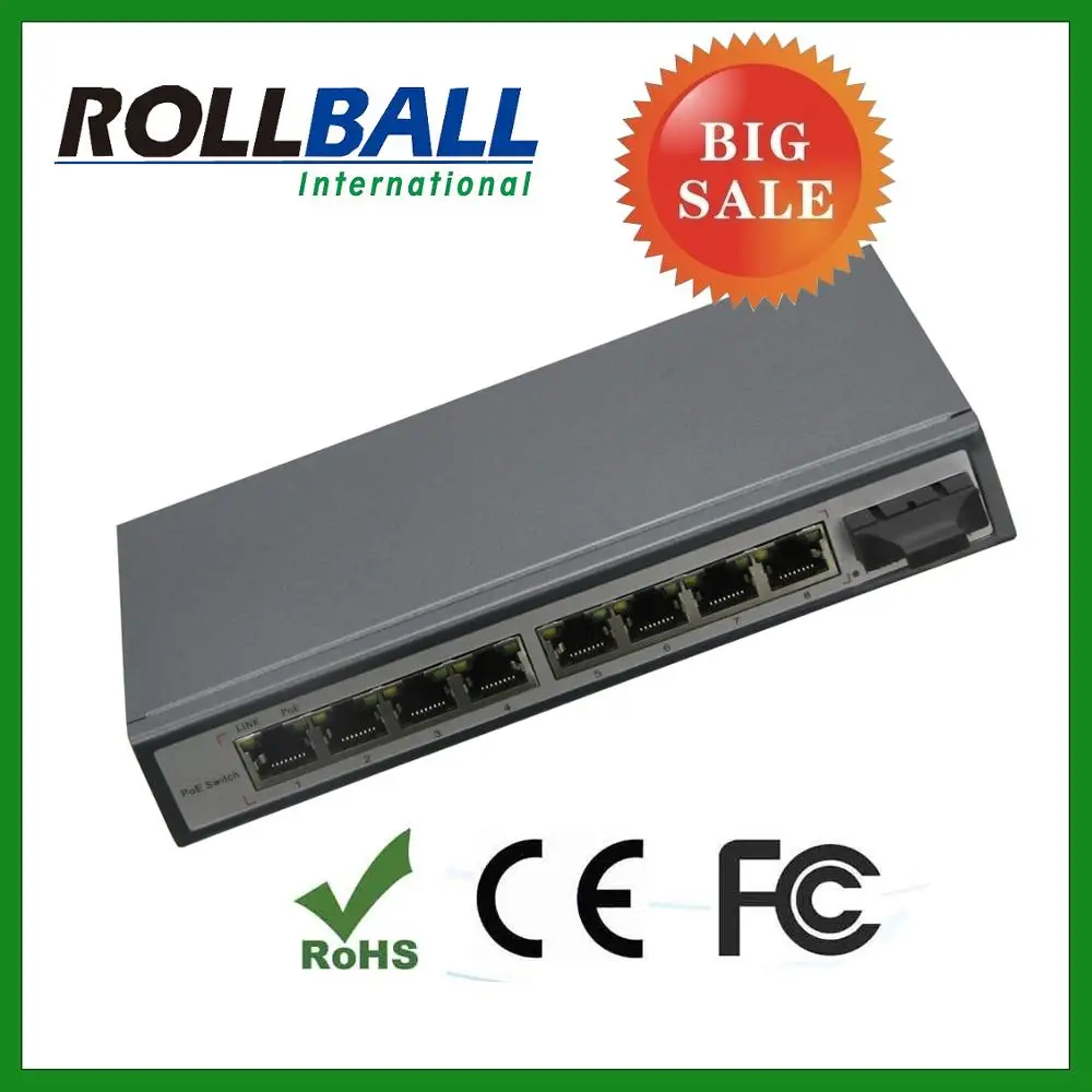 Сетевой коммутатор poe с 16 портами 10/100/1000