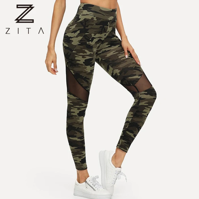 Women Fitness Activewear Printed Sports Yoga Clothing Womens Butt Shaping Fitness Tights Legging