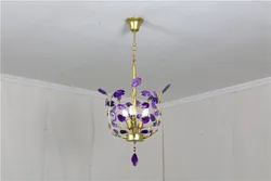 wholesale modern contemporary purple agate stone natural small vintage pendant lights