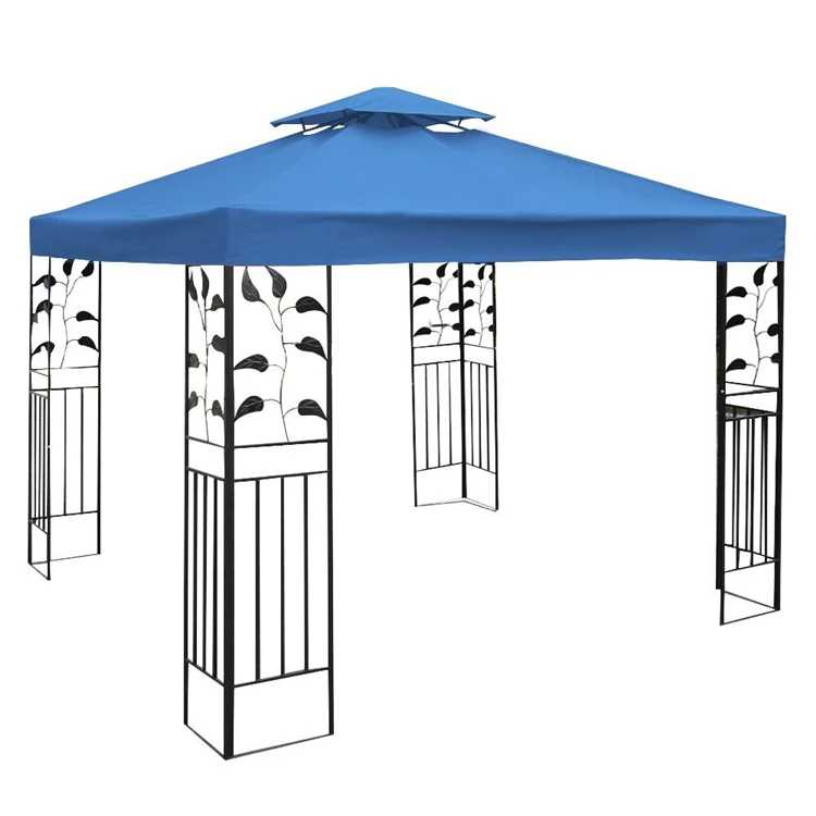 Waterproof Deluxe Folding Metal Garden 20x20x0.5mm Gazebo