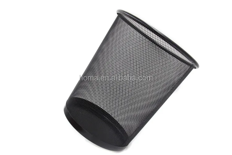 Office metal mesh waste bin