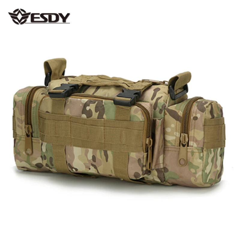 7 Colors Outdoor Assault Waist Pack Hunting Combat Tactical Camera Bag with Pockets