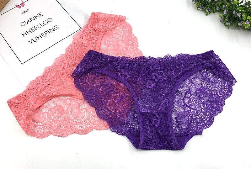 515 Customized Women Transparent Lace g String Amazing Quick Dry Ladies Bikini Panties Brief Lingerie Japan Girls Sex Underwear