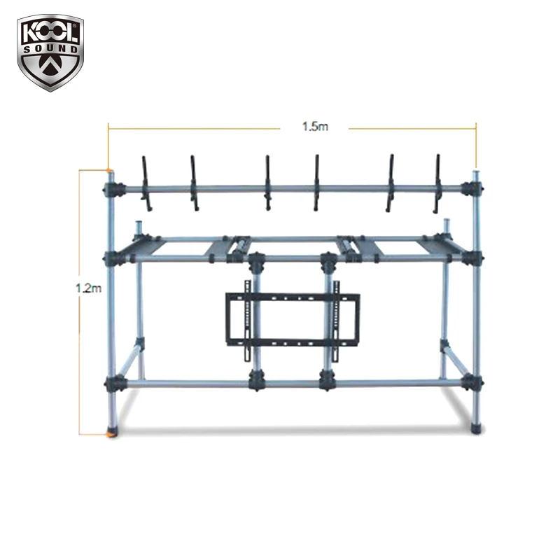 DJ table with LCD Display Stand For DJ Laptop