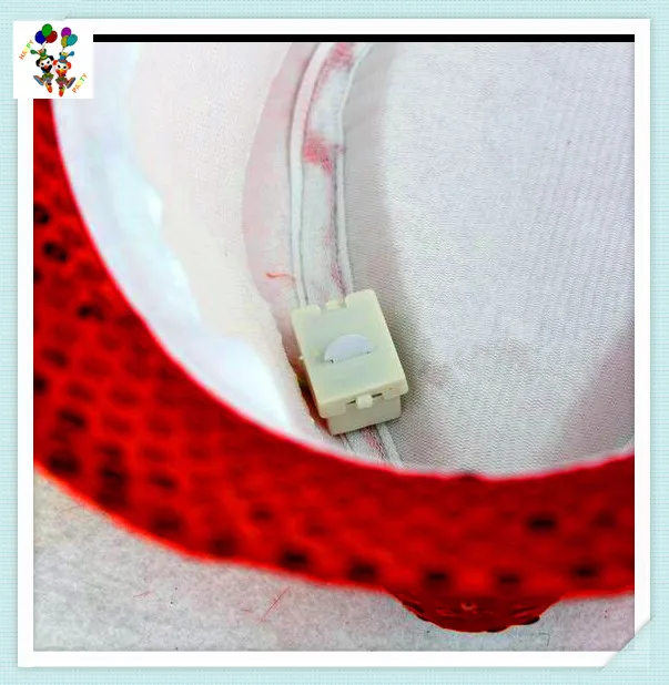 Cheap Burlesque Party Fancy Dress Costume Led Flashing Lightup Sequin Hats HPC-3309