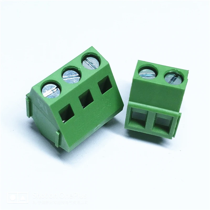 5.0mm DEGSON 103 green rising clamp terminal blocks