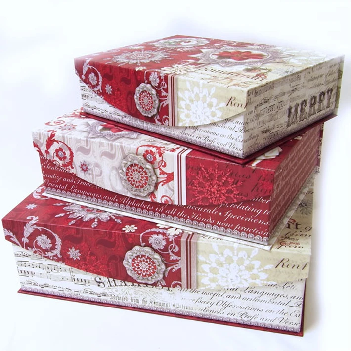 
Top quality magnetic closure gift box cardboard paper box for christmas 