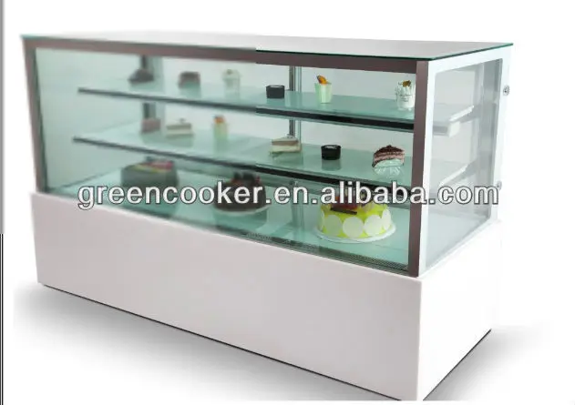 Glass Window Refrigeragted Cake Display Showcase For Bakery Bread Showcase Bakery Display Cabinet