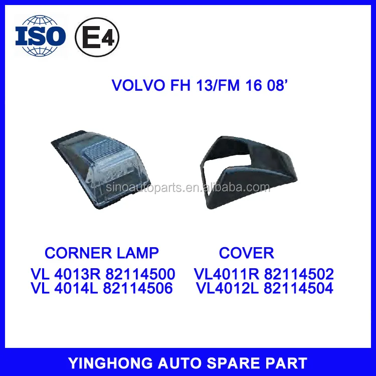 LED TRUCK CORNER LAMP LIGHT 82114500 82114506 COVER 52114502 82114504 FOR VOLVO FH 13/FM 16 08