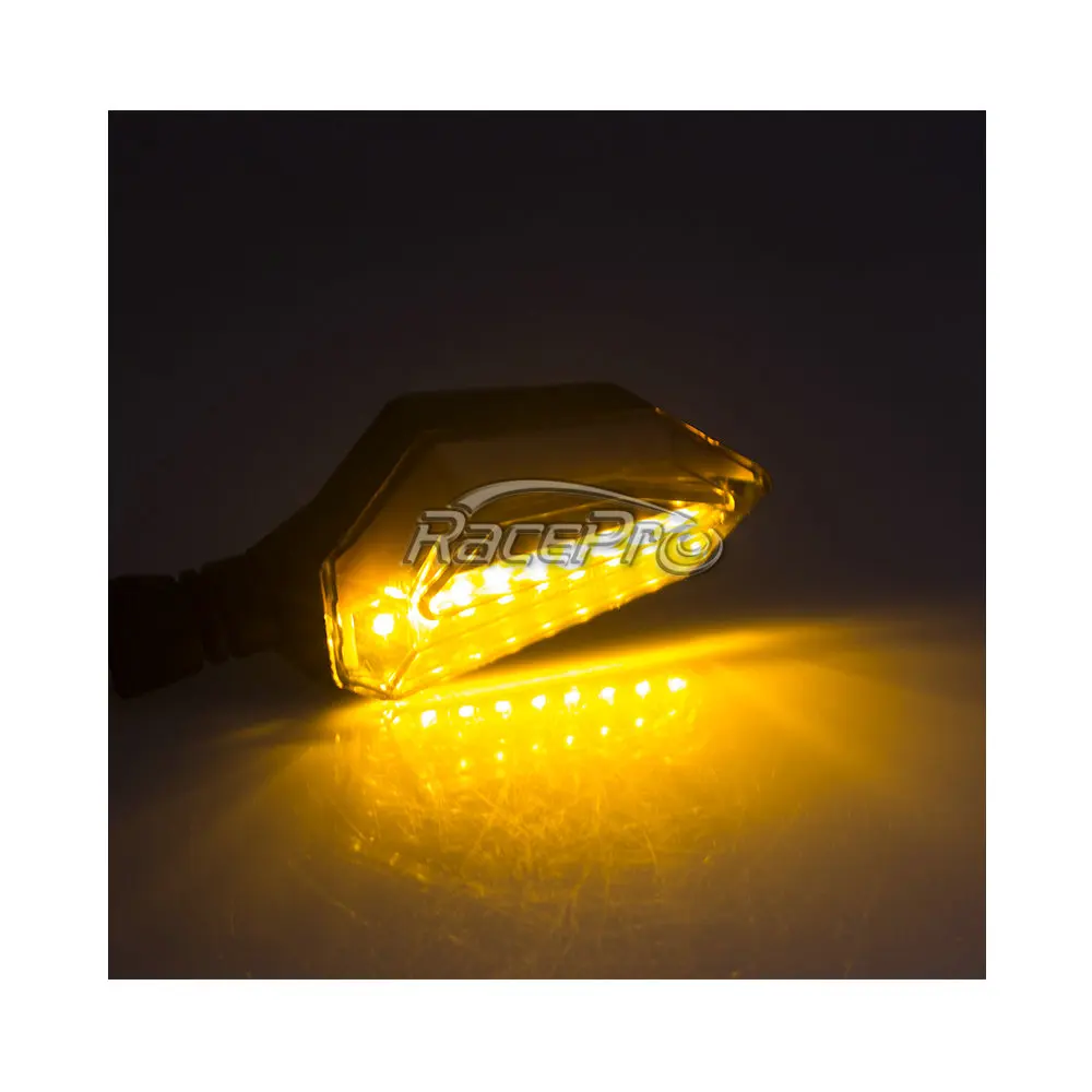 2x12 В двухцветный 18LED указатель поворота для мотоцикла