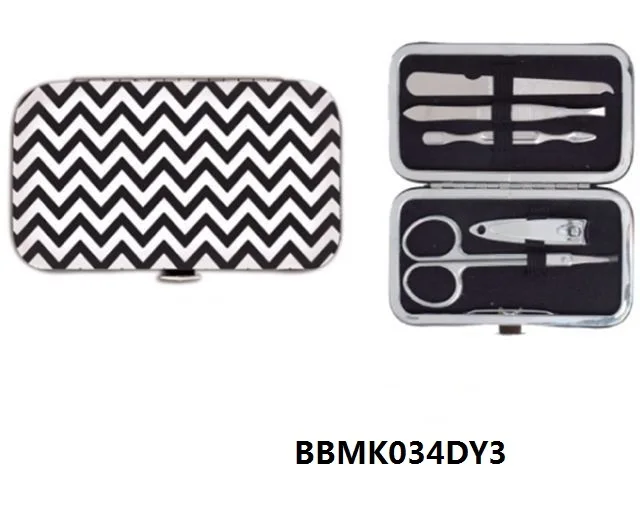 Cartoon case of metal kids baby mini 5pcs manicure pedicure festival gift set safety beauty nail care set