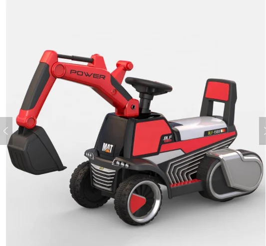 Hot selling baby cars toys electrical pedal kids excavator sandbox excavator toy for 1-6 years old