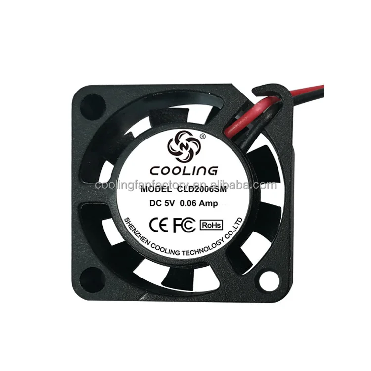 20x20x6mm 20mm Micro 5V DC Brushless Fan