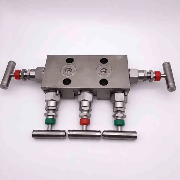  Ss316 1/2NPT 6000psi гидравлический 5 трехходовой клапан