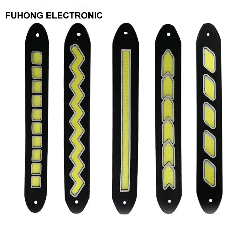 
Waterproof Soft Universal Cars Daytime Running Light Cob Flexible LED DRL 
