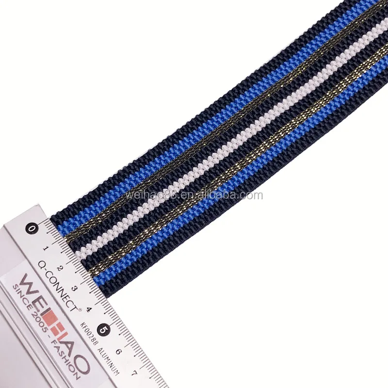 Fancy elastic tape / newest color elastic band /factory price /4cm width