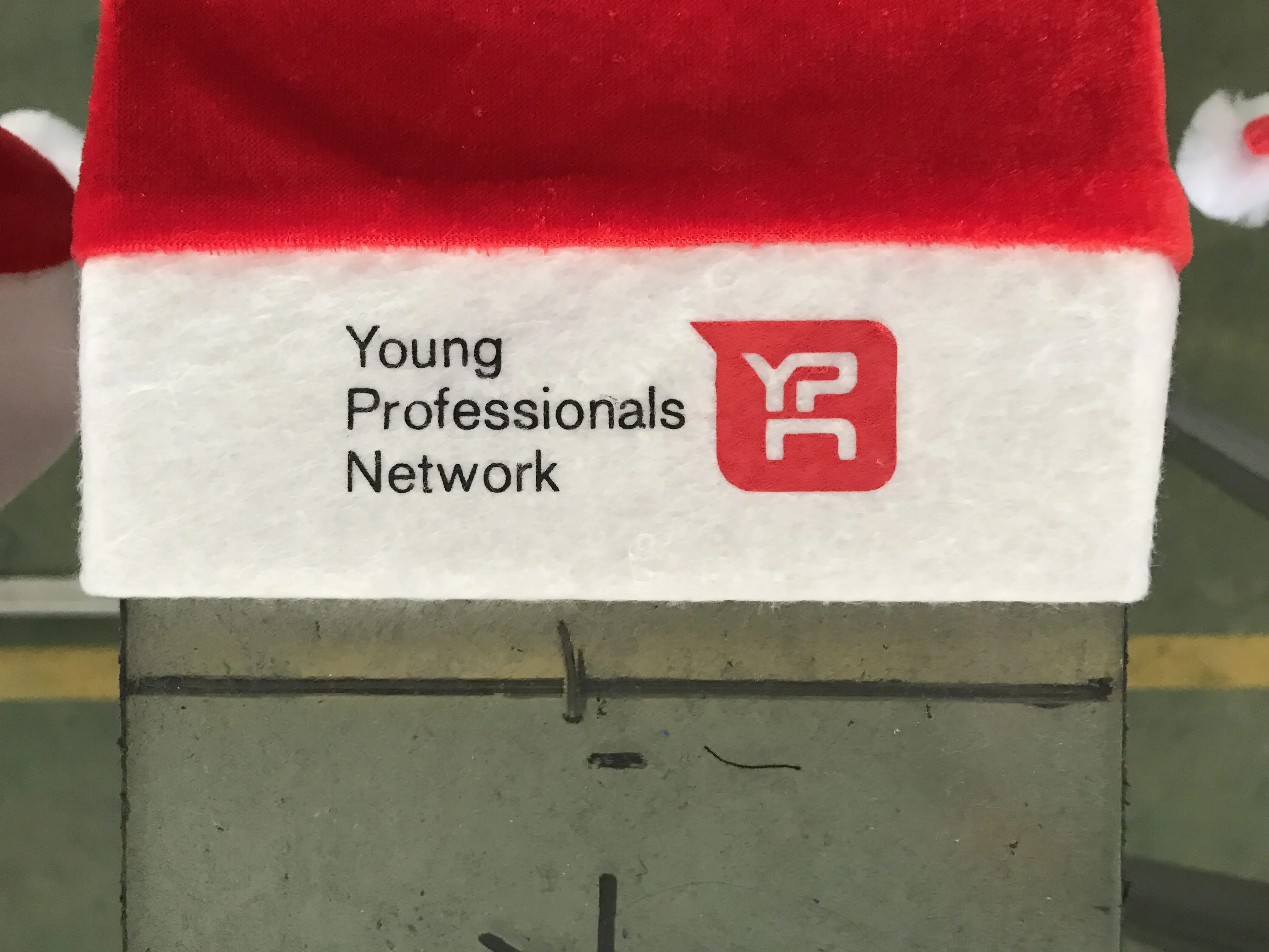 Free shipping custom printing your company or your team logo custom print christmas hat santa hat