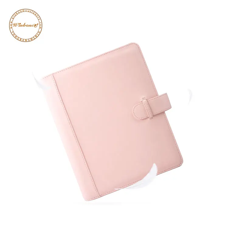 Customized Pu Binder Leather Zippers Budget Binders Simplea5 Budget Binder With Zipper Envelopes